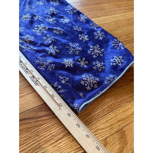 American Girl Girls Snowflake Pajama Set Blue & White Large 100% Polyester - Picture 3 of 11